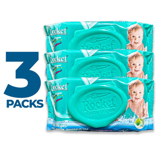 Baby wipes pack of 3 (72pcs)