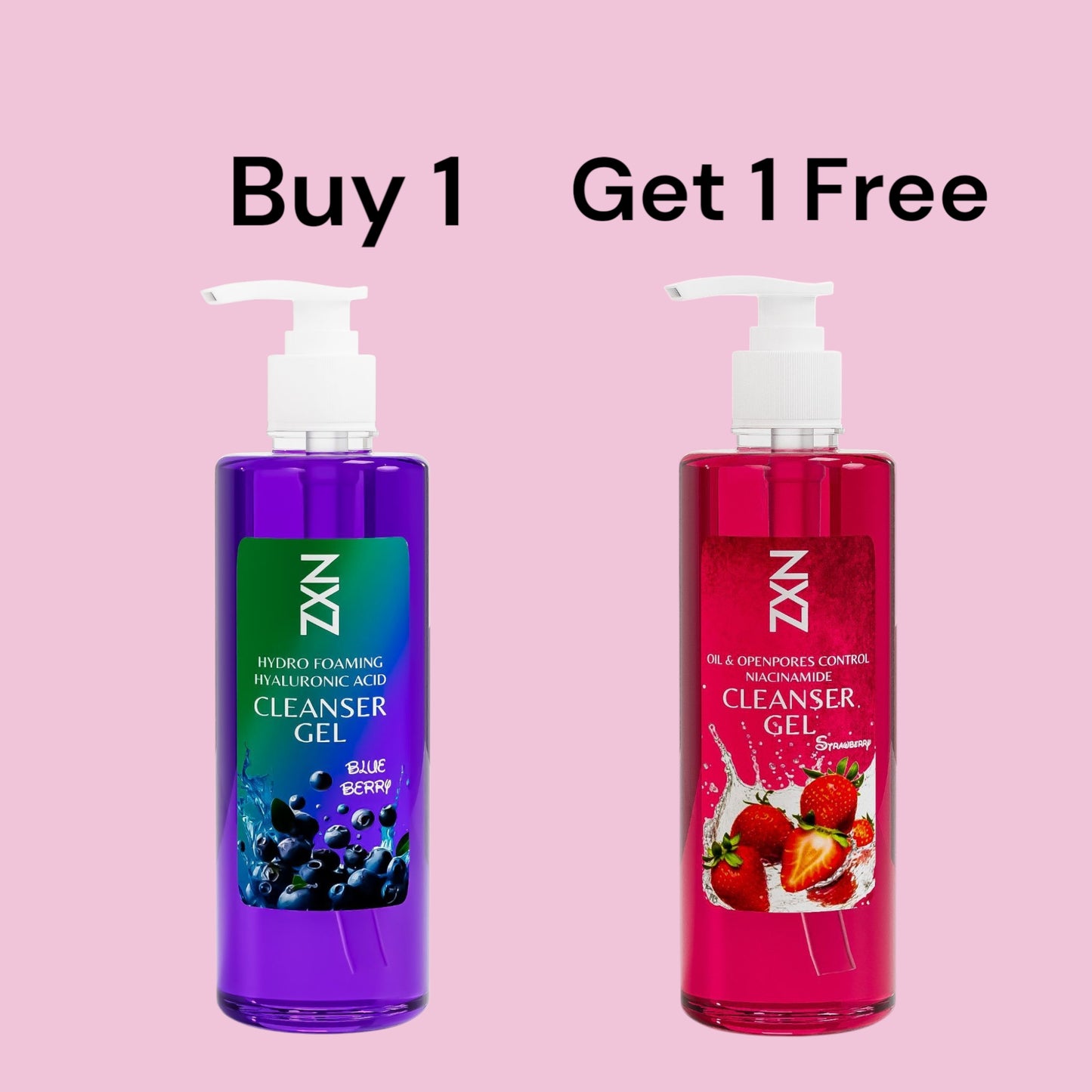 Buy Hydro foaming Cleanser Get Strawberry Cleanser Free 500ml