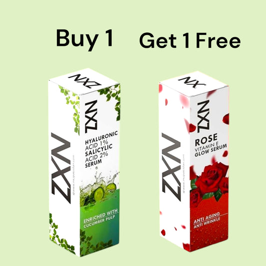 Buy Hyaluronic Acid Serum get Rose Vit E Serum Free