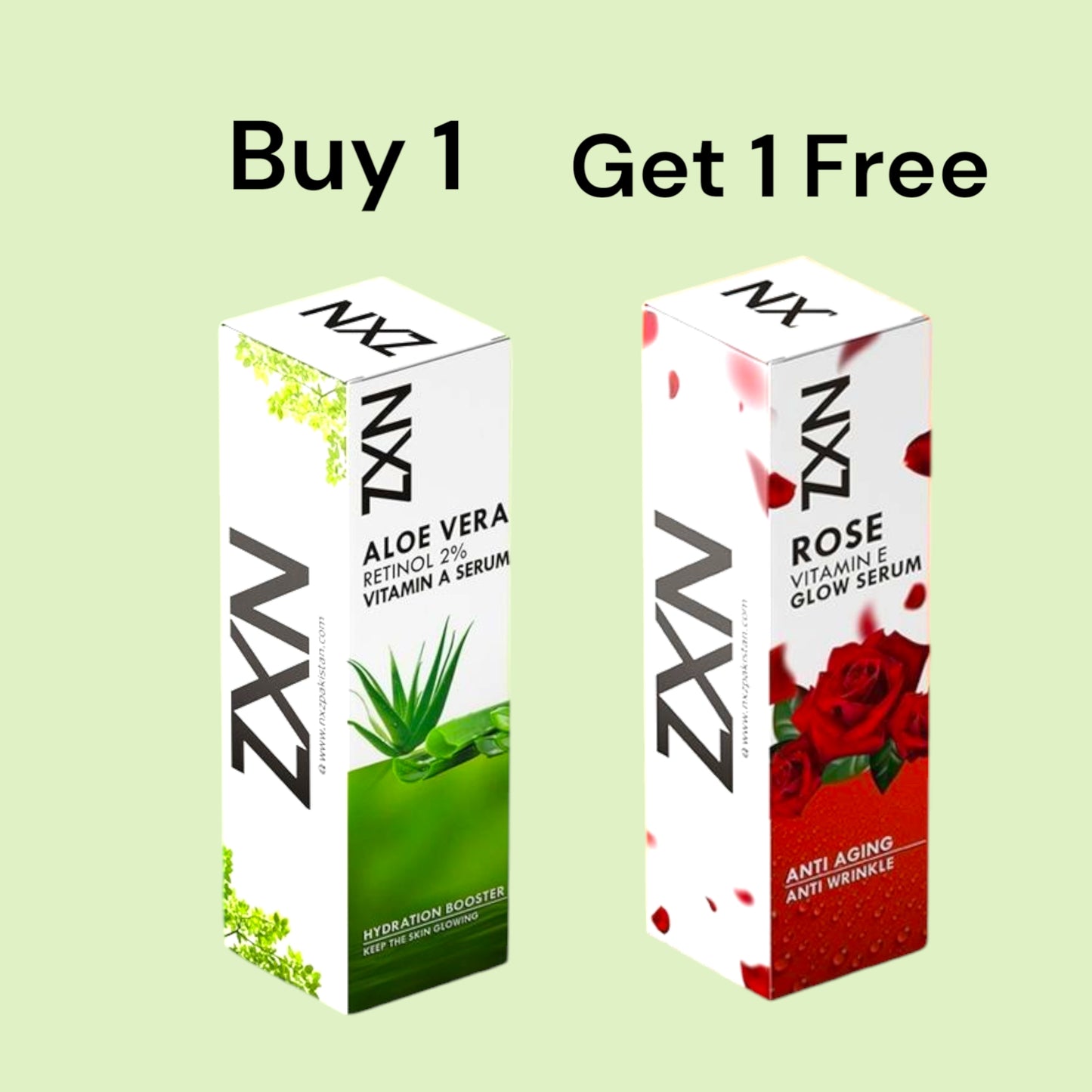 Buy Retinol Vit A serum Get Rose Vit E Serum Free