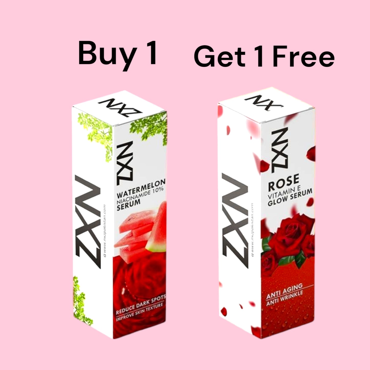 Buy Watermelon Niacinamide Get Rose Vit E Serum Free