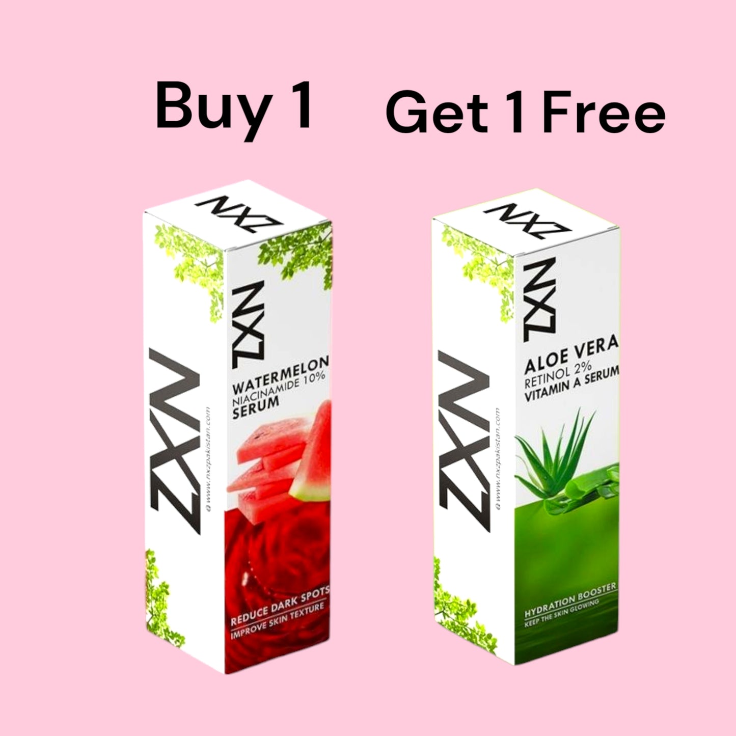Buy Watermelon Niacinamide B3 Get Retinol Vit A Serum Free
