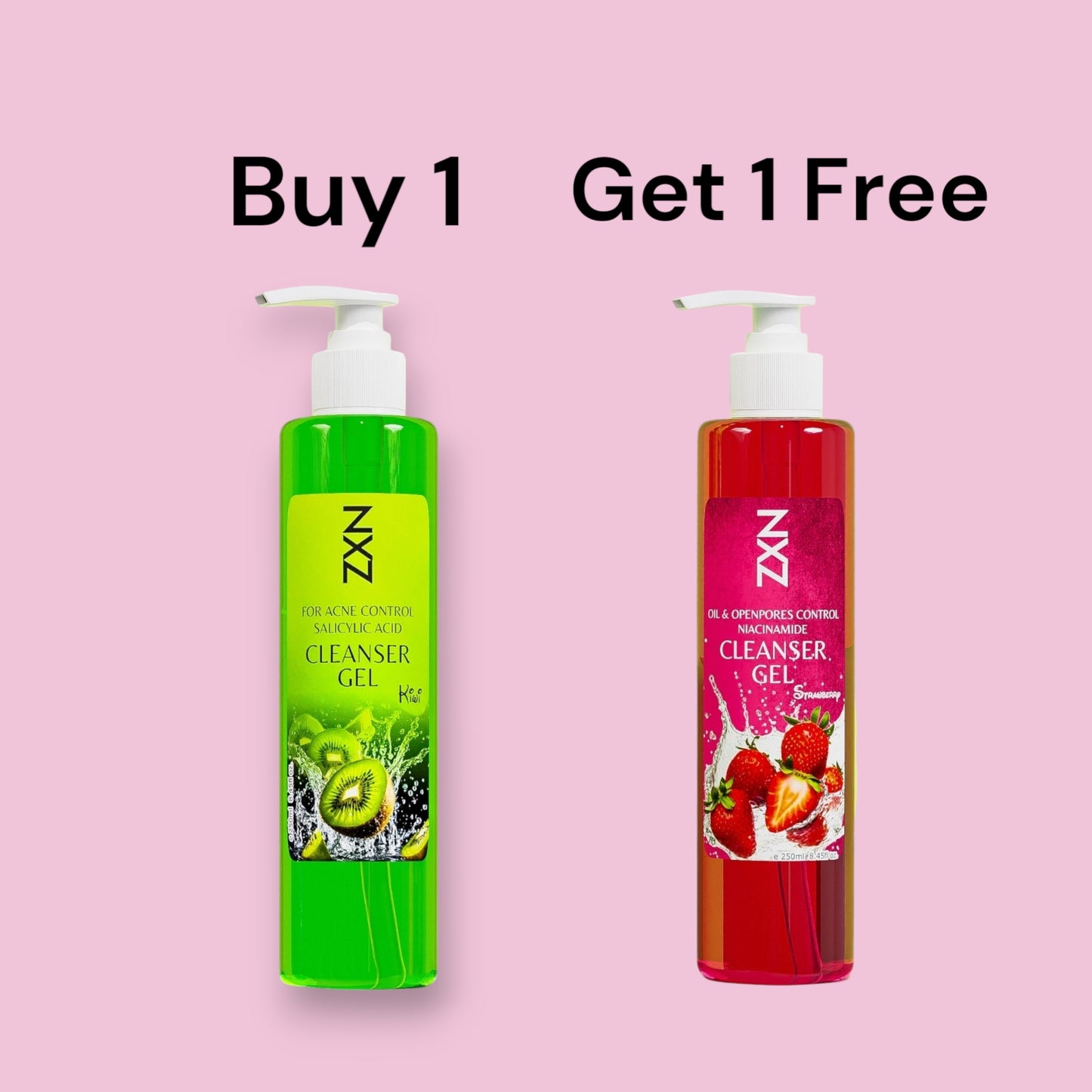 Kiwi Cleanser gel & Strawberry Cleanser Gel 250ml