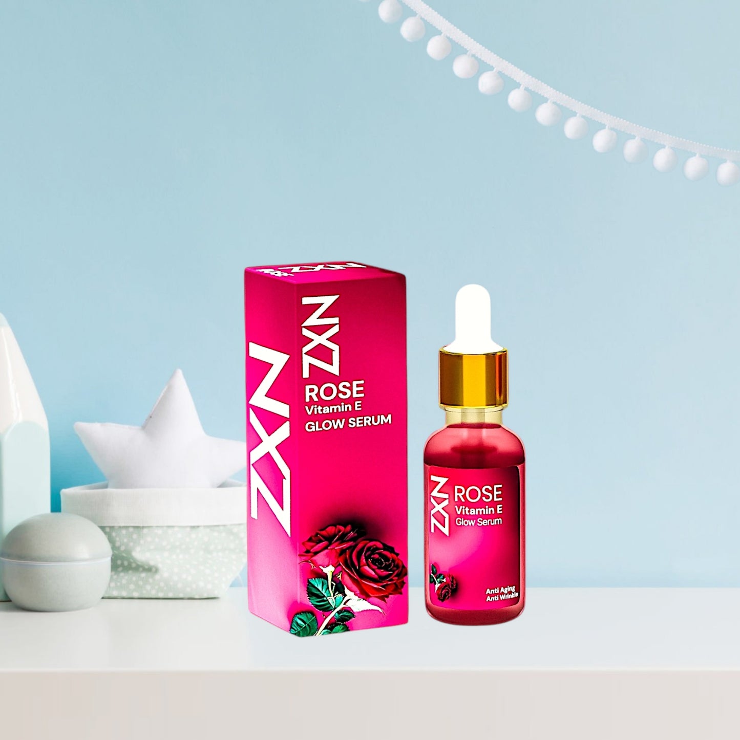 Rose Vitamin E GLOW Face Serum