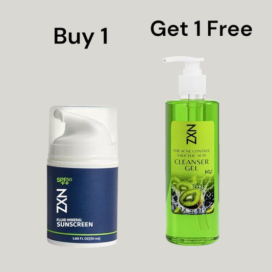 Buy Sunscreen SPF50++ Get kiwi Gel Cleanser 500ml Free