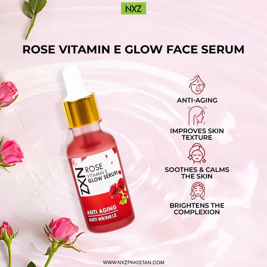 Rose Vitamin E GLOW Face Serum