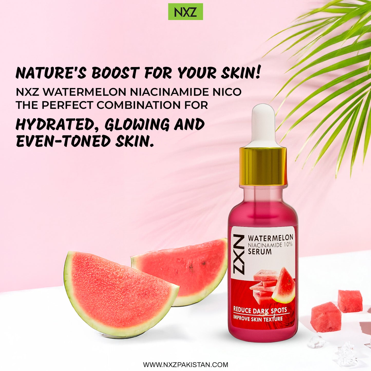 Watermelon Niacinamide 10% NiCO B3 Vitamin Face Serum