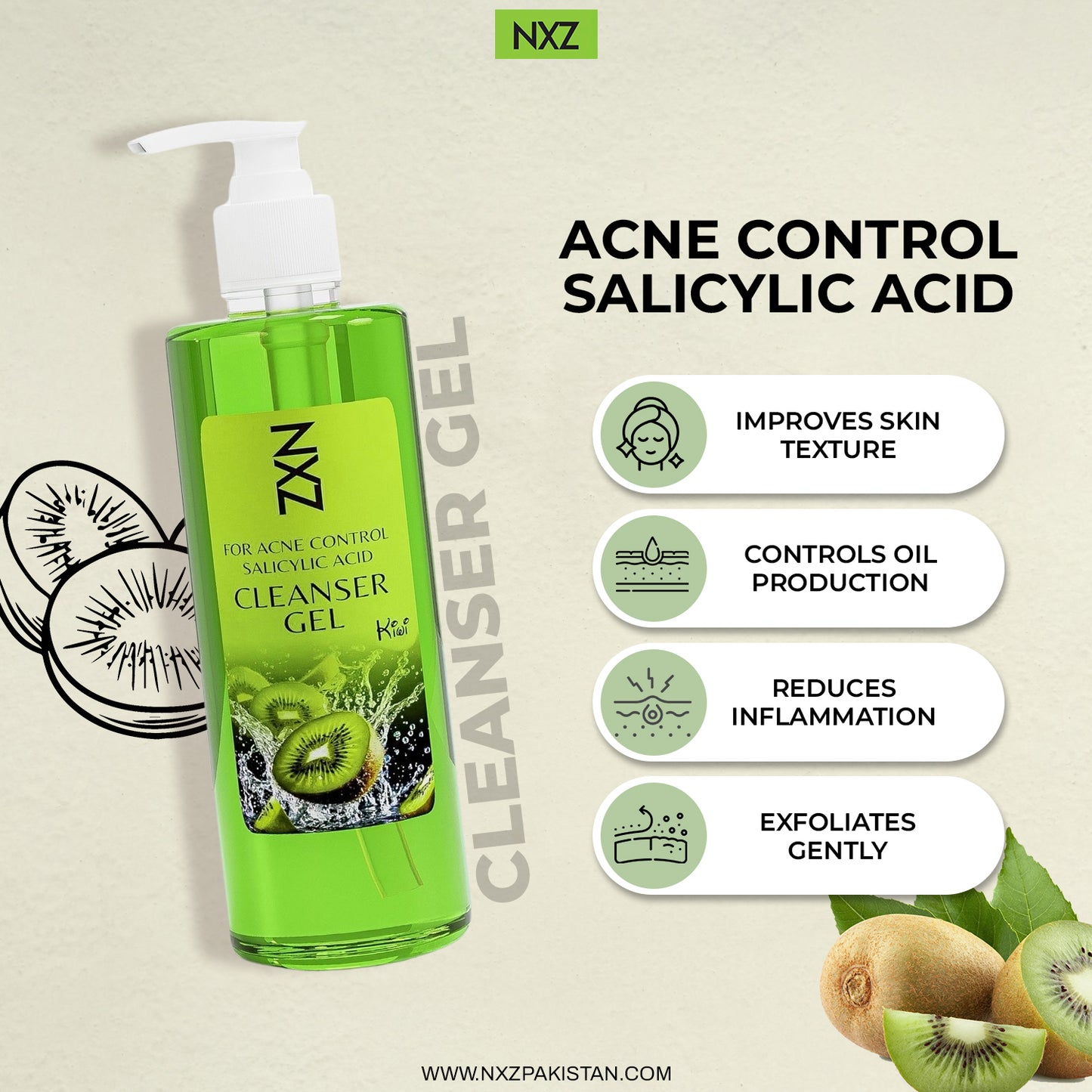 Acne Control Salicylic Acid Cleaner Gel